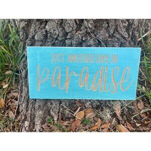 Handmade sign, Wall decor, Beach decor, Wall sign